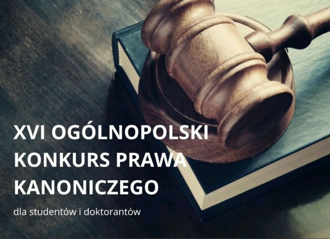 Logo XVI Ogólnopolskiego Konkursu Prawa Kanonicznego