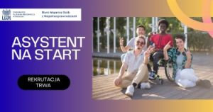 grafika programu Asystent na Start Biuro Wsparcia Osób z Niepełnosprawnościami