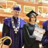 od lewej ks. prof. UAM dr hab. Mieczysław Polak, Aleksandra Krzyżaniak, ks. dr Przemysław Zgórecki